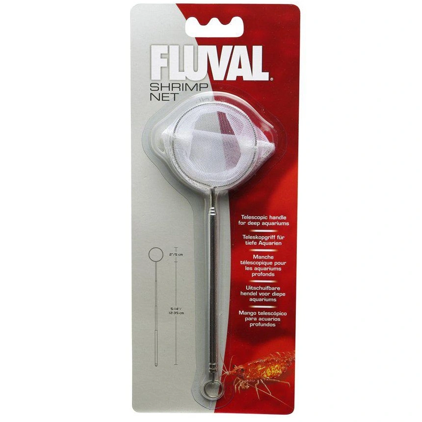 Fluval teleskopisk rejenet til fluval nano reje akvarium
